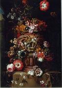 unknow artist Floral, beautiful classical still life of flowers.126 oil on canvas